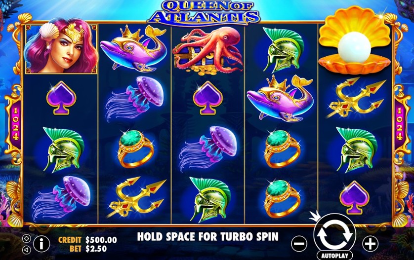 Queen of Atlantis Slot Machine